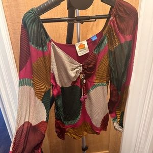 FARM rio for Anthropologie blouse - XS